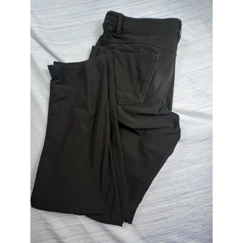 Lululemon ABC Classic-Fit Pant 32 Black Warpstreme Tech Chino Trousers 32x30